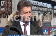 Министр транспорта РФ побывал на строящемся Борском мосту
