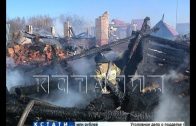 В Кстовском районе сгорели два дачных домика