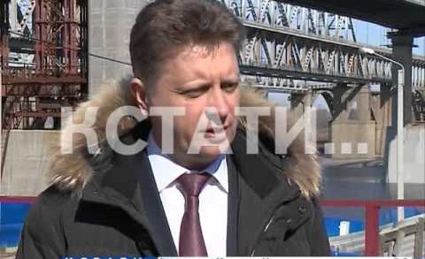 Министр транспорта РФ побывал на строящемся Борском мосту