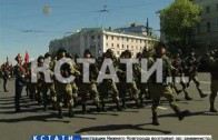 В честь 71-й годовщины на площади Минина прошел парад Победы.