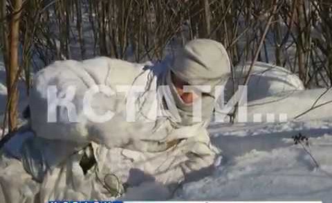 Военные разведчики демонстрировали сегодня свое мастерство