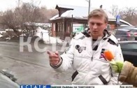 Городская бомбежка — резкое потепление обрушило снежные глыбы на головы нижегородцев