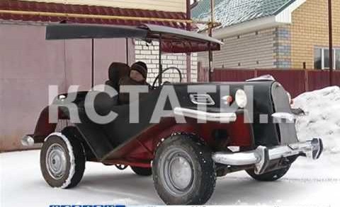 Ретро-автомобиль из авто-хлама построил слесарь-самоучка
