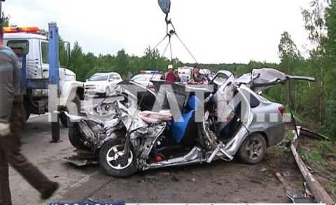 Четыре смерти в одной машине — большегруз раздавил машину с пассажирами
