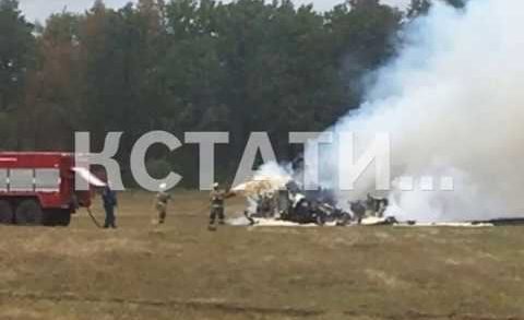 Истребитель МиГ-31 разбился в Кулебакском районе