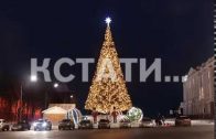 Новогодняя ёлка на главной площади города предстала во всей красе