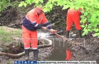 Нижегородский водоканал снова борется с наводнением