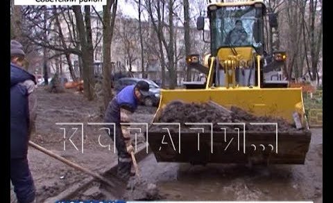 Весеннюю уборку города начали нижегородские коммунальщики
