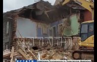 Дом, обрушивший Похвалинский съезд, снесли в Нижнем Новгороде