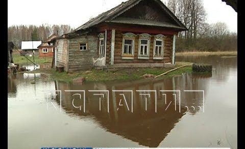 Большая вода отрезала маленькое село от «большой земли» в Богородском районе