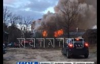 Два расселенных дома сожжены в центре Нижнего Новгорода