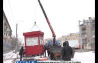 Остатки «автосалонов» снесли сегодня на проспекте Ленина