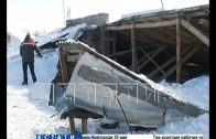 Из-за нечищеного снега рухнула крыша многоквартирного дома в Пильне