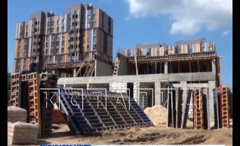 Новый детский сад в Ленинском районе уже наполовину готов