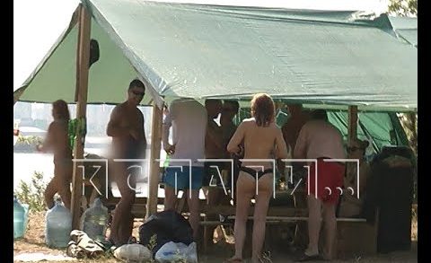 Фестиваль сексуальных извращений тайно от полиции, но с рекламой для всех , проводят на берегу Волги