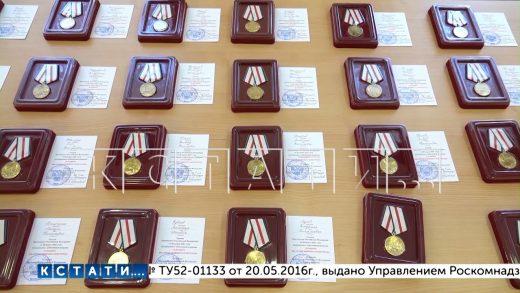 Медали в честь 800-летия Нижнего Новгорода вручили ветеранам труда
