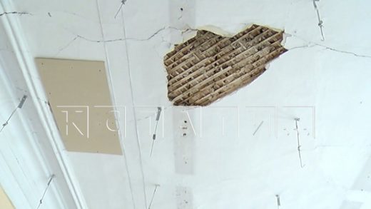 В Арзамасской школе обрушился потолок — родители были в шоке увидев своих детей