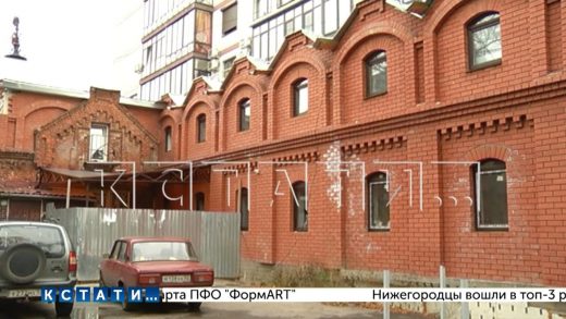 Незаконные самострой на месте памятников архитектуры возводит застройщик в центре Нижнего Новгорода