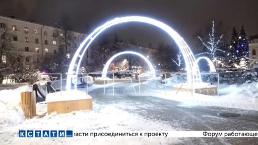Мэр Нижнего Новгорода проверял готовность районов города к празднованию Нового года