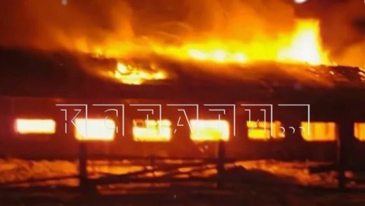 Таинственный пожар произошел сегодня утром в исправительной колонии в Семеновском районе
