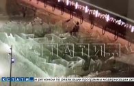Вандалы разгромили ледяной лабиринт всероссийской Новогодней столицы