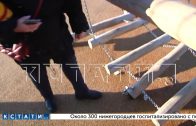 Последствия вандализма и ошибки подрядчика вскрылись на набережной Федоровского, только сошел снег