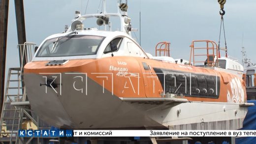 Сразу два новых судна спустили на воду нижегородские судостроители