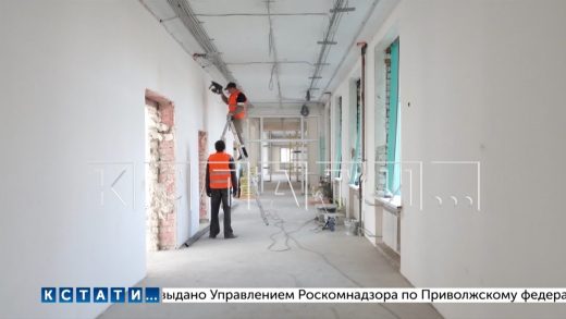 Завершается капитальный ремонт школы № 156 в Сормовском районе