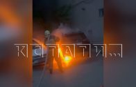Жене военнослужащего, которая организовала сбор благотворительной помощи для Донбасса, сожгли машину