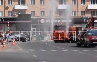 На борьбу с жарой в Нижнем Новгороде вышли поливомоечные машины