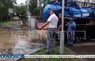 В центре Нижнего Новгорода после прошедшего ливня в этот раз удалось избежать серьёзного затопления
