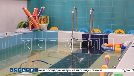 В 4-х детских садах Сормовского района, в рамках пилотного проекта, проведен ремонт бассейнов