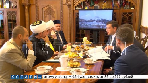 Возрождение Ярмарочной мечети в Нижнем Новгороде обсудил Глеб Никитин с лидером российских мусульман