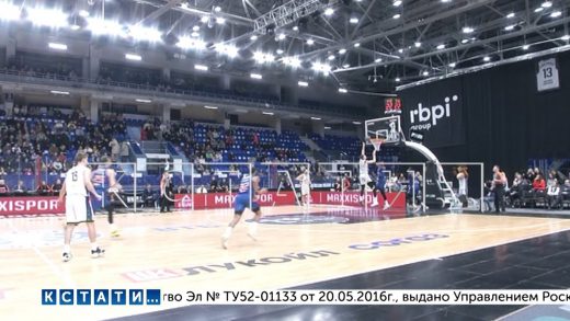 Нижегородские баскетболисты сыграли матч с пермской «Пармой»