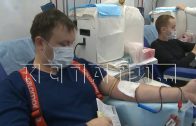 Сотрудники МЧС спасают людей не только делом, но и кровью