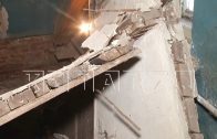 Стена и потолок обрушились в жилом доме в Московском районе