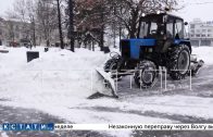 Настоящий зимний снегопад прошёл в первые весенние выходные в Нижнем Новгороде