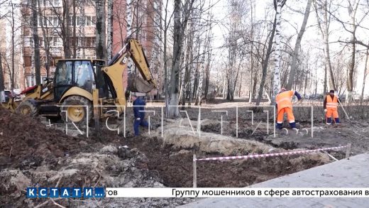 Работы по благоустройству общественных пространств начались в Нижнем Новгороде