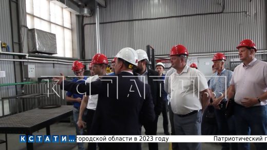 В Кулебакском районе делегация минпрома оценила новые методы работы на металлургических предприятиях