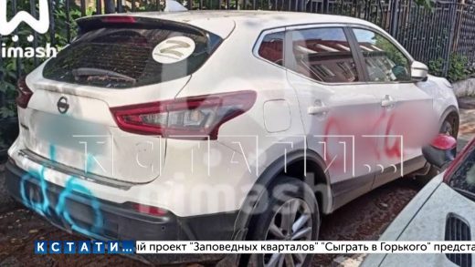 Жертвой служебных распрей стал автомобиль одного из начальников ГО и ЧС Нижнего Новгорода