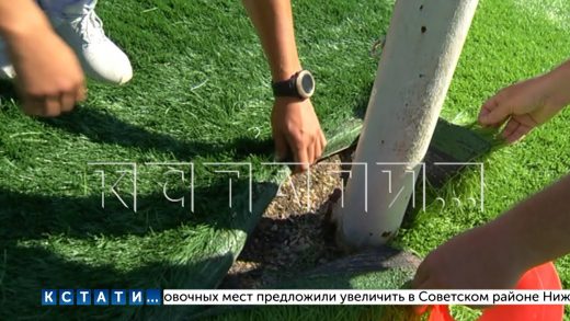Реконструкцию футбольного поля в Сергаче за 16 миллионов руб,тренеры и игроки назвали плевком в лицо
