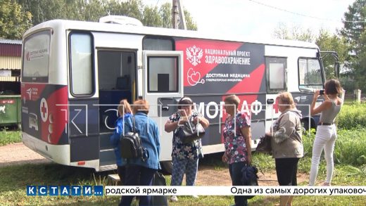 Сразу 5 «поездов здоровья» работают сегодня в районах Нижегородской области