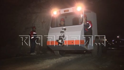 Подземный беспилотный автомобиль проходит испытания в шахтах под Арзамасом