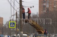 Умные светофоры устанавливают на центральных дорогах Нижнего Новгорода