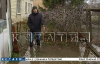 В преддверии зимы частный сектор Канавинского района затопил паводок