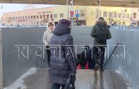 Мэр Нижнего Новгорода сегодня проверил как идёт реконструкция спусков в подземные переходы