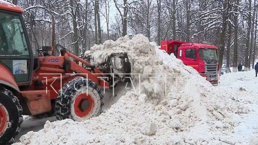 К новому сильному снегопаду готовятся нижегородские коммунальщики