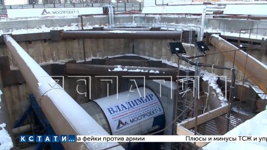 Тоннелепроходческий щит начал рыть новый тоннель Нижегородского метро