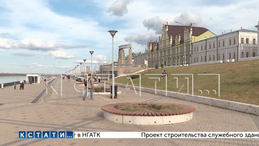 Благоустройство Нижне Волжской набережной проверил мэр Нижнего Новгорода