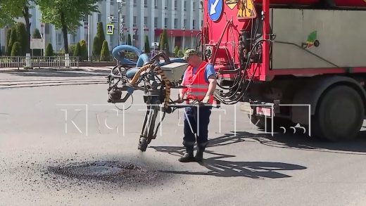 В рамках ямочного ремонта в Нижнем Новгороде уже отремонтировано 60000 квадратных метров дорог